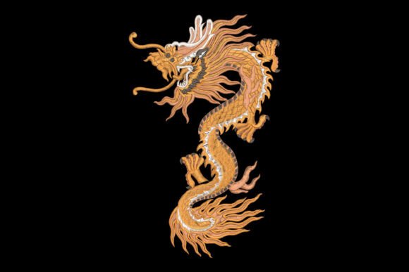 Serpent of the Sky Embroidery